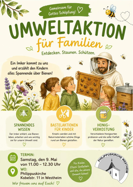 Plakat Bienenaktion